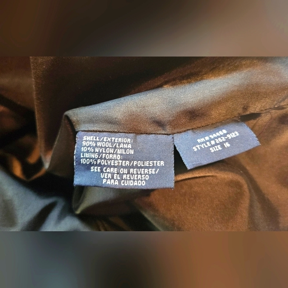 Crazy Horse Classic Doublebreasted Wool Pea Coat - Picture 6 of 7